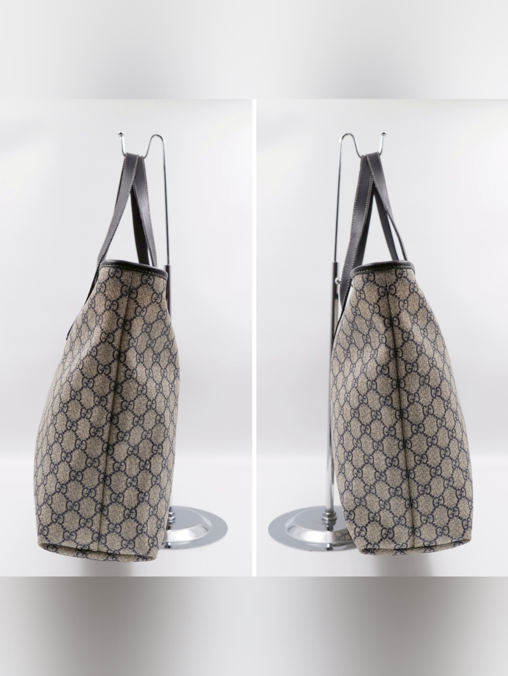 BY48 ❤️ Gucci GG Supreme Coated Canvas Joy Large Tote Bag - Picture 6 of 14